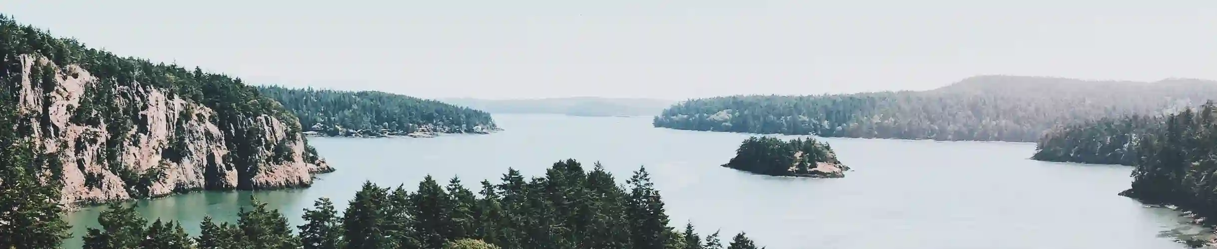 Wooded islands in an archipelago